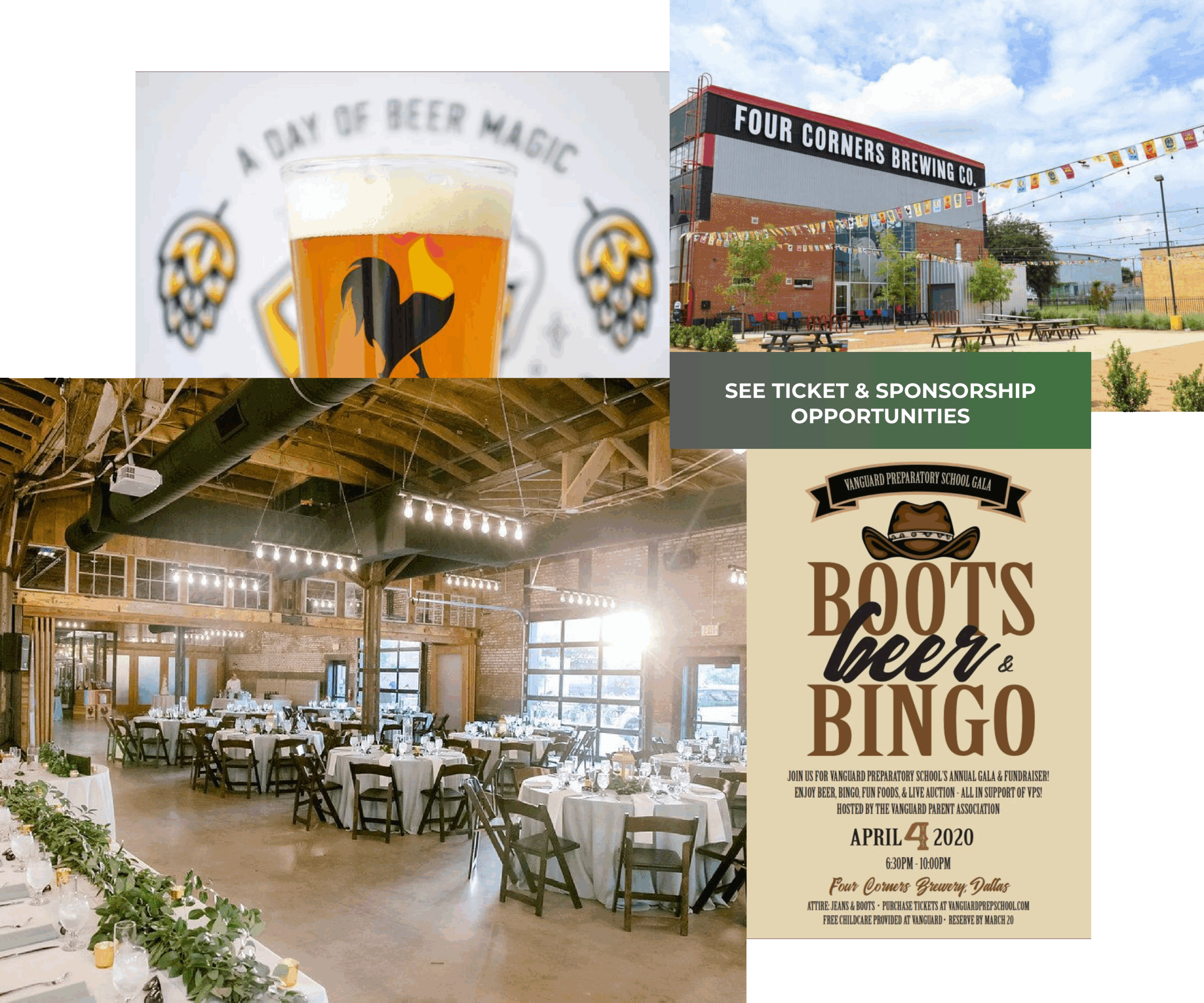 Vanguard Collage images beer poster brewery
